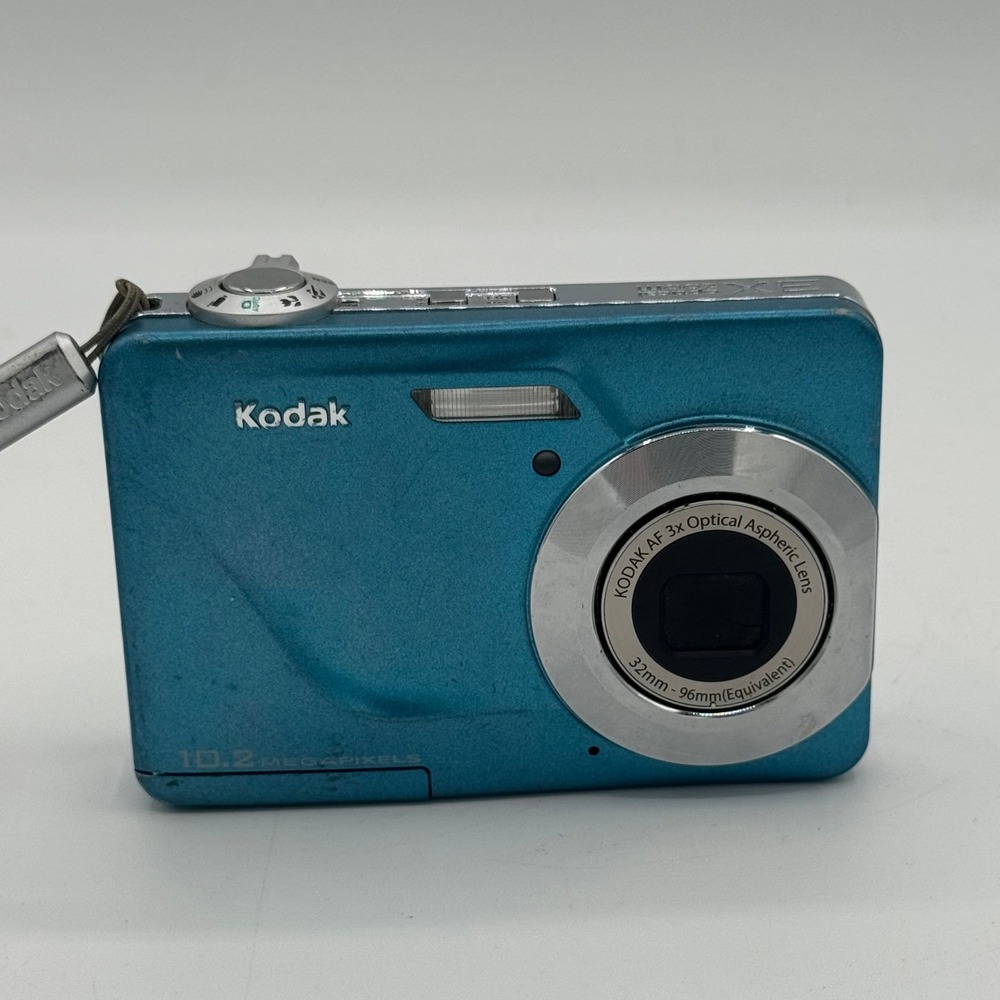 Kodak EasyShare C180 Digital Camera 10.2MP 3x Optical Zoom Blue Tested Working